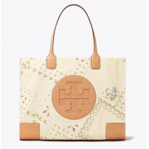 Cheap Tory Burch Canvas Floral Tote Bag For Sale