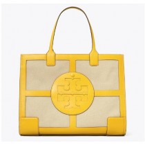 Cheap Tory Burch Ella Canvas Quadrant Tote Bag Outlet Sale