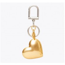 Cheap Tory Burch Gold Heart Key Ring On Sale