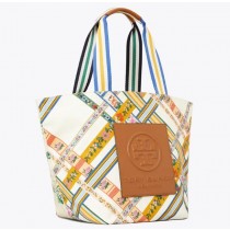 Cheap Tory Burch Gracie Reversible Printed Canvas Tote Bag On Sale