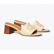 Cheap Tory Burch Ines Mid-Heel Slide Sandals For Sale