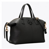 Cheap Tory Burch McGraw Top-Zip Satchel On Sale