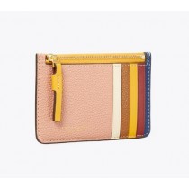 Cheap Tory Burch Perry Color-Block Top-Zip Card Case On Sale