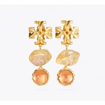 Cheap Tory Burch Roxanne Double-Drop Earring On Sale