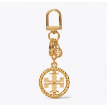Cheap Tory burch Twisted Logo Key Ring Sale Online