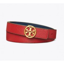 Discount Tory Burch 1" Reversible Double 'T' Belt Sale Online
