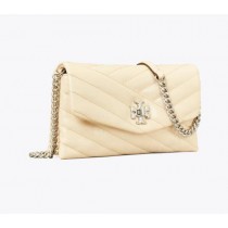 Discount Tory Burch Kira Chevron Textured Chain Wallet Online