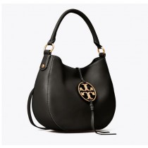 Discount Tory Burch Miller Metal-Logo Mini Hobo Outlet Sale