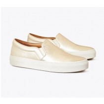 Discount Tory Burch Slip-On Metallic Sneaker For Sale