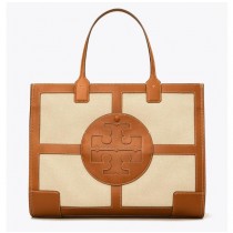 Knock Off Tory Burch Ella Canvas Quadrant Tote Bag For Sale