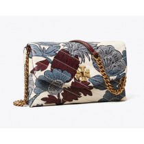 Replica Kira Chevron Printed Chain Wallet Outlet Sale