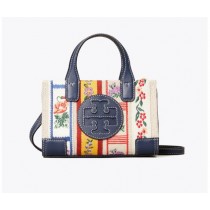 Wholesale Tory Burch Ella Webbing Patchwork Micro Tote Bag Online