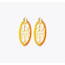 Wholesale Tory Burch Miller Enamel Hoop Earring For Sale