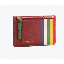 Wholesale Tory Burch Perry Color-Block Top-Zip Card Case For Sale