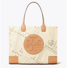 Cheap Tory Burch Canvas Floral Tote Bag For Sale