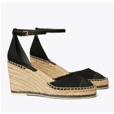 Cheap Tory Burch Color-Block Espadrille Wedge On Sale