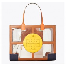 Cheap Tory Burch Ella Clear Quadrant Tote Bag On Sale
