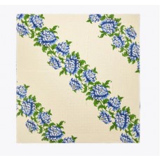 Cheap Tory Burch Floral Logo Jacquard Traveler Scarf Sale Online