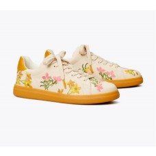 Cheap Tory Burch Howell Court Floral Sneaker On Sale