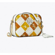 Cheap Tory Burch Mcgraw Floral Woven Camera Bag Online Store
