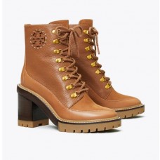 Cheap Tory Burch Miller Leather Lug Sole Bootie On Sale