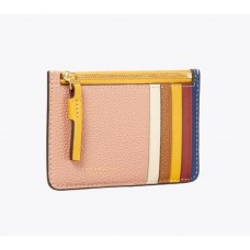 Cheap Tory Burch Perry Color-Block Top-Zip Card Case On Sale