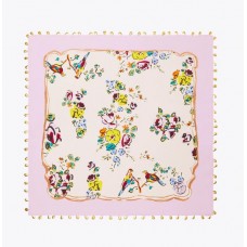 Cheap Tory Burch Porcelain Floral Embellished Neckerchief On Sale