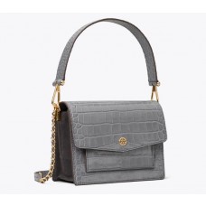 Cheap Tory Burch Robinson Embossed Shoulder Bag Outlet Sale