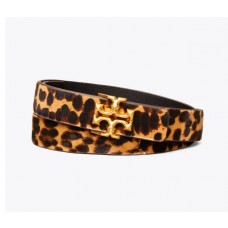 Discount Tory Burch 1" Kira Leopard Belt Sale Online