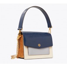 Discount Tory Burch Color-Block Robinson Convertible Shoulder Bag Online