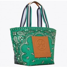 Discount Tory Burch Gracie Reversible Printed Canvas Tote Bag For Sale