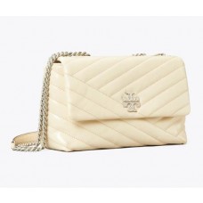 Discount Tory Burch Kira Chevron Textured Small Convertible Shoulder Bag Sale Online