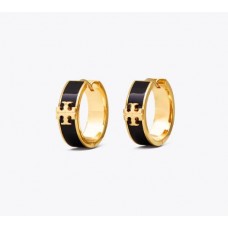 Discount Tory Burch Kira Enameled Huggie Earring Outlet Sale