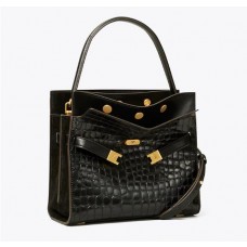 Discount Tory Burch Lee Radziwill Small Double Bag Sale Online