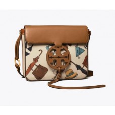Discount Tory Burch Miller Clear Printed Crossbody On Sale