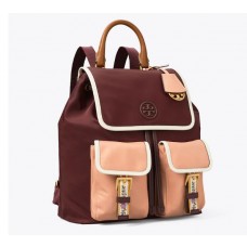 Fake Tory Burch Perry Nylon Webbing Flap Backpack Online