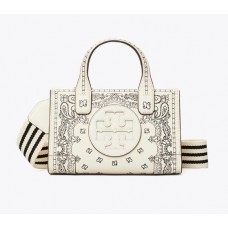 Knock Off Tory Burch Ella Printed Leather Micro Tote Bag For Sale