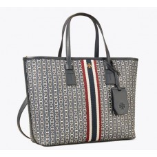 Replica Tory Burch Gemini Link Canvas Small Top-Zip Tote Bag Outlet Sale