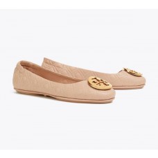 Replica Tory Burch Minnie Travel Ballet Flat, Quilted Leather On Sale