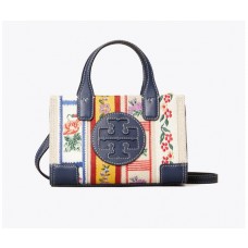 Wholesale Tory Burch Ella Webbing Patchwork Micro Tote Bag Online