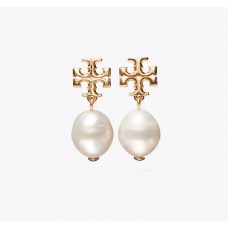 Wholesale Tory Burch Kira Pearl Drop Earring Sale Online