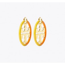 Wholesale Tory Burch Miller Enamel Hoop Earring For Sale