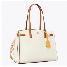 Wholesale Tory Burch Walker Color-Block Satchel, Webbing Strap Online Store