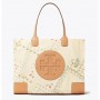 Cheap Tory Burch Canvas Floral Tote Bag For Sale