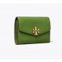 Replica Tory Burch Kira Mixed-Materials Medium Flap Wallet Outlet Sale